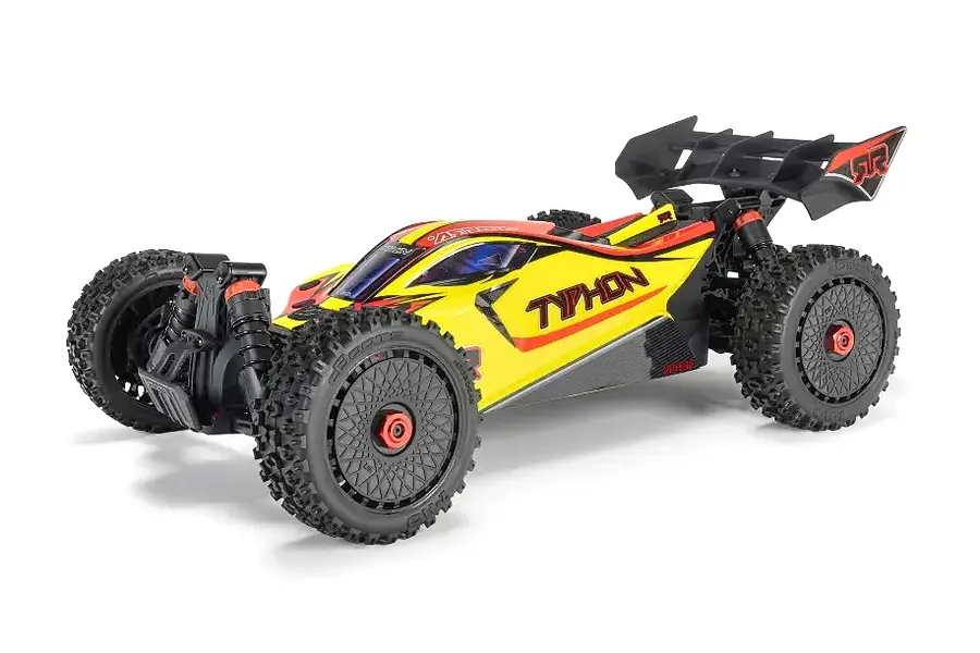 ARRMA TYPHON Mega 665 RC Buggy Electric 4WD 1/8 Scale RTR - Yellow image 120081