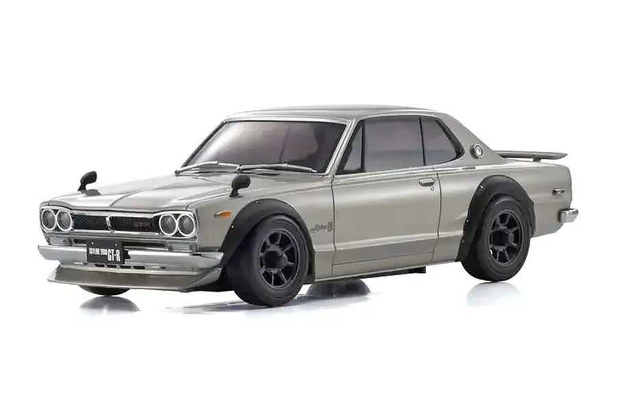 Kyosho Mini-Z MR-04 Nissan Skyline 2000GT-R (KPGC10) Tuned Ver. RC Drift Car Electric RWD RTR - Silver image 120168