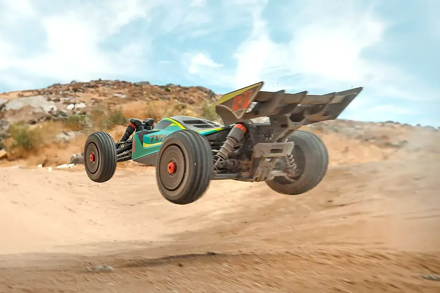ARRMA Typhon 223S BLX RC Buggy Electric Brushless 4WD 1/8 Scale RTR - Green image 121626
