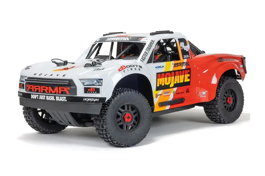 ARRMA Mojave 4X4 4S BLX RC Short Course Truck Electric Brushless 4WD 1/8 Scale RTR - White image 121638