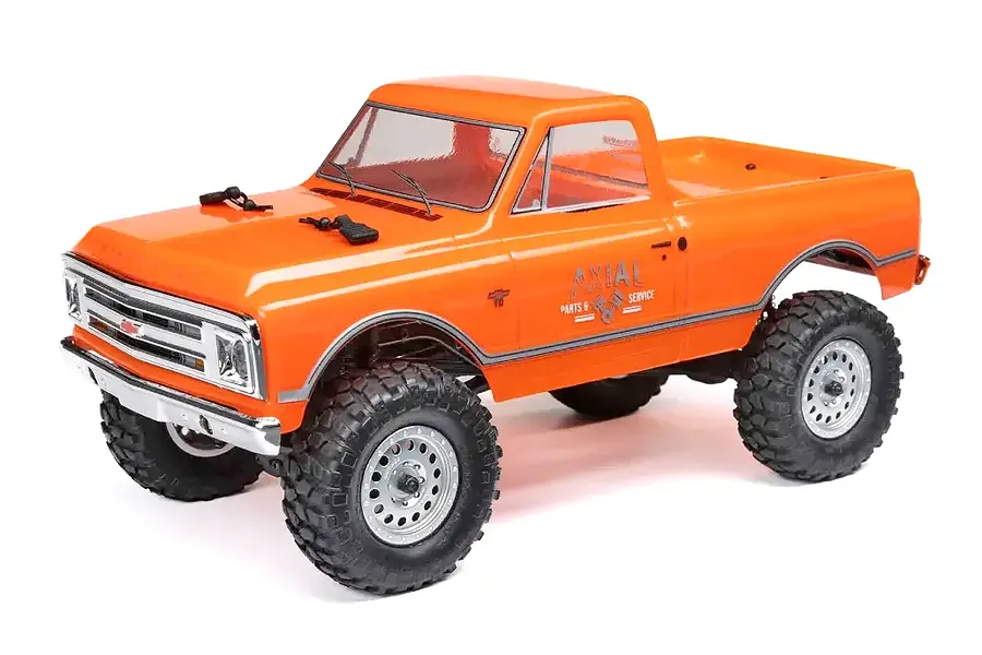 Axial SCX24 1967 Chevrolet C10 RC Rock Crawler Electric 4WD 1/24 Scale RTR - Orange image 121659