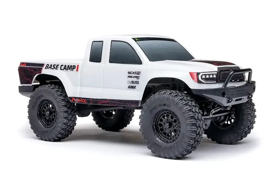 Axial SCX24 Base Camp RC Rock Crawler Electric 4WD 1/24 Scale RTR - White image 121674