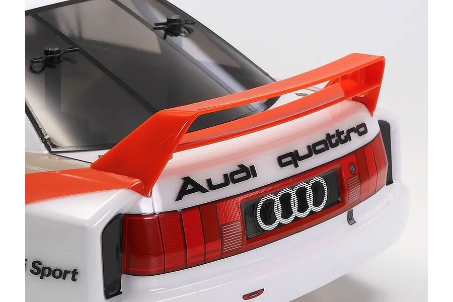Tamiya TT-02 Audi 90 Quattro Racing RC Car Electric 4WD 1/10 Scale Kit - White image 121886
