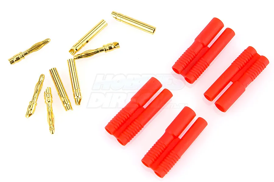 G-Force Pair 2mm Bullet Connectors Set 4Pcs image 12202