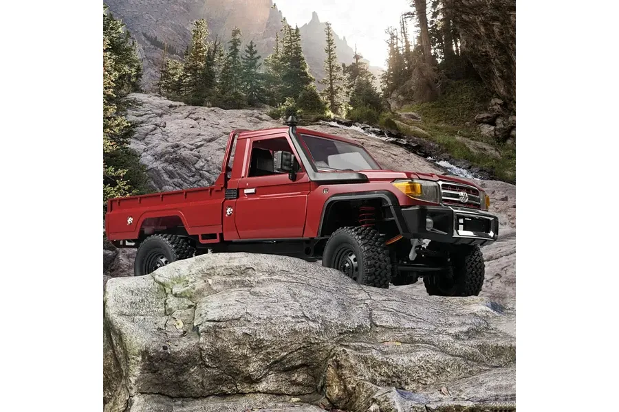 MN Model Toyota LC79 RC Rock Crawler Electric 4WD 1/12 Scale RTR - Yellow image 122053