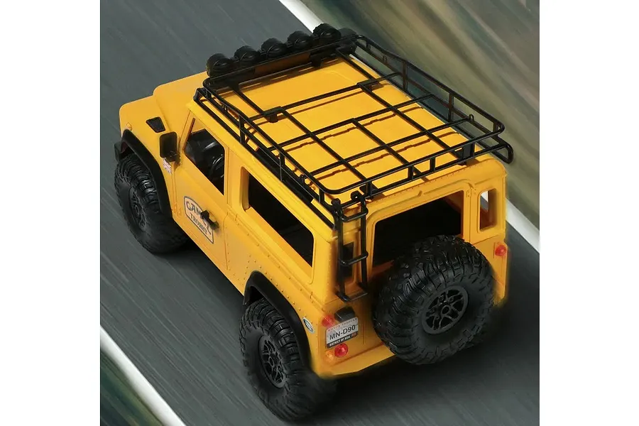 MN Model Land Rover RC Rock Crawler Electric 4WD 1/12 Scale RTR - Yellow image 122063