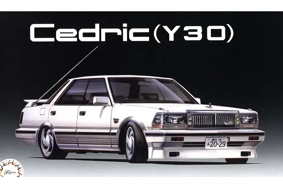 Fujimi 1/24 Nissan Cedric Hardtop (Y30) Car Scaled Plastic Model Kit - High Society Version image 122091