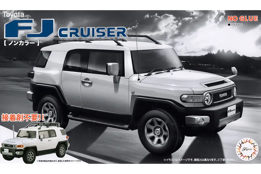 Fujimi 1/24 Toyota FJ Cruiser SUV Scaled Plastic Model Kit image 1
