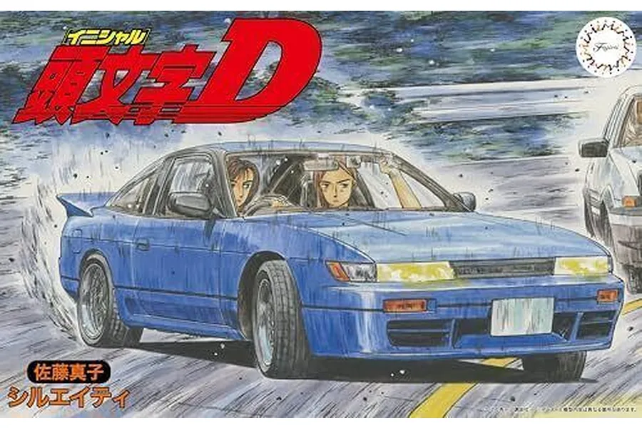 Fujimi 1/24 Nissan Sileighty Sato Mako Initial D Car Scaled Plastic Model Kit image 122112