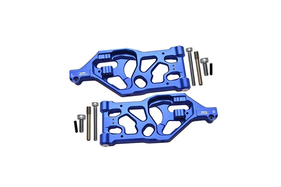 GPM Aluminium Front Lower Suspension Arms 2Pcs - Blue image 122124