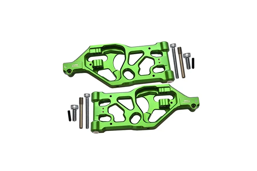GPM Green Aluminium Front Lower Suspension Arms 2Pcs w/ Hardware image 122137