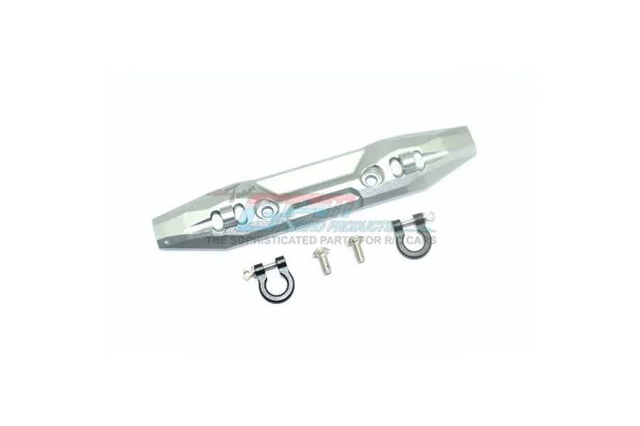 GPM Aluminium Front Bumper with D-Rings Set - Silver image 1