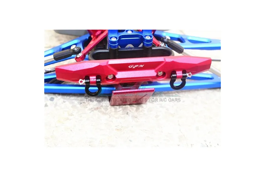 GPM Blue Aluminium E-Revo 2.0 Front Bumper w/ D Rings image 3