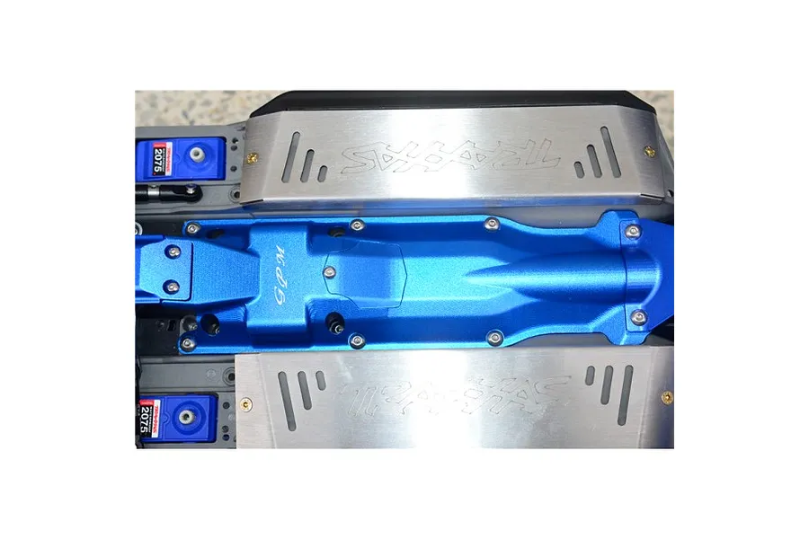 GPM Aluminium Centre Skid Plate - Blue image 122154