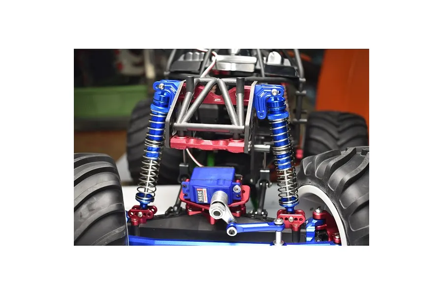 GPM Red Aluminium 130mm Adjustable Shocks 2Pcs image 4