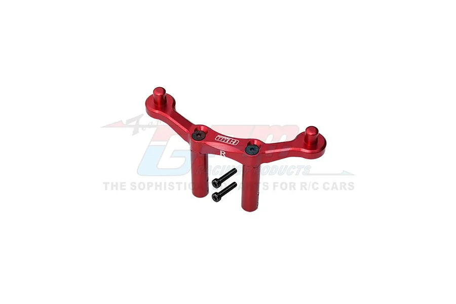GPM Red Aluminium ARRMA GRANITE 4x4 Rear Body Post &amp;amp; Mount Set image 122225