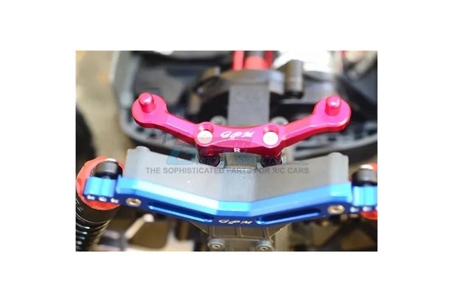 GPM Red Aluminium ARRMA GRANITE 4x4 Rear Body Post &amp;amp; Mount Set image 122226