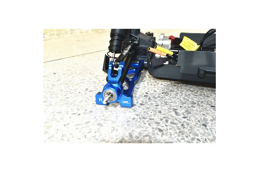 GPM Aluminium Front &amp;amp; Rear Hubs, Suspension Arms &amp;amp; Front Hub Carriers Set - Green image 122240