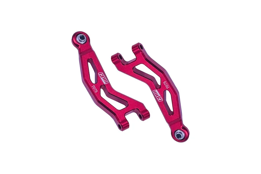 GPM Red Aluminium Front Upper Suspension Arms 2Pcs image 122399