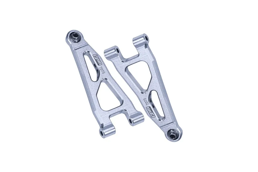 GPM Silver Aluminium Front Lower Suspension Arms 2Pcs image 122425