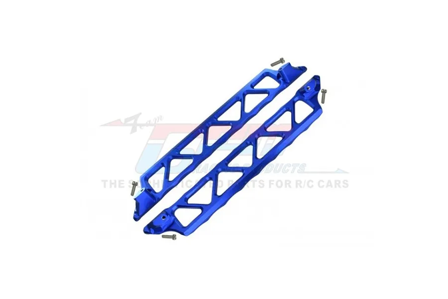 GPM Blue Aluminium X-Maxx Nerf Bars 2Pcs image 122654