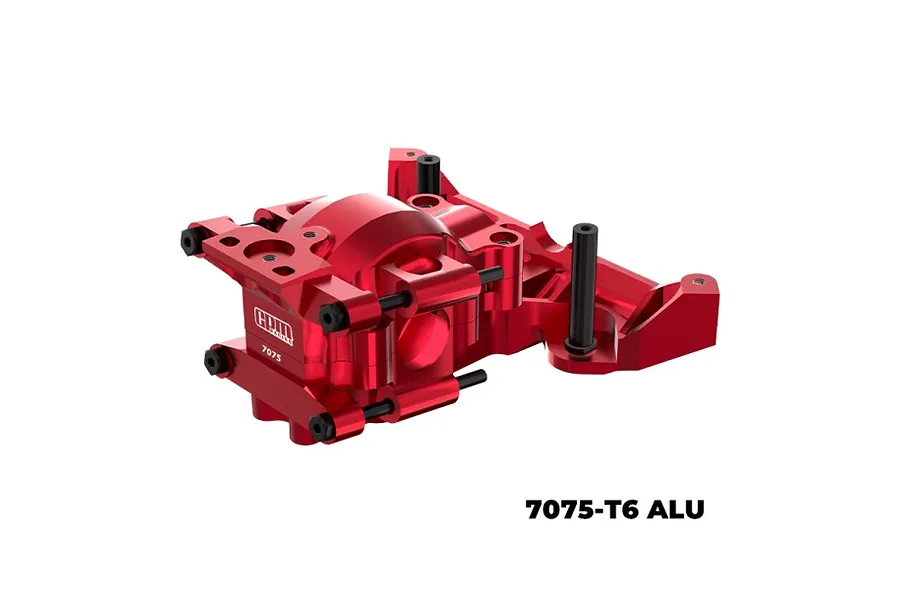 GPM Aluminium Front Upper and Lower Bulkhead - Red image 122672
