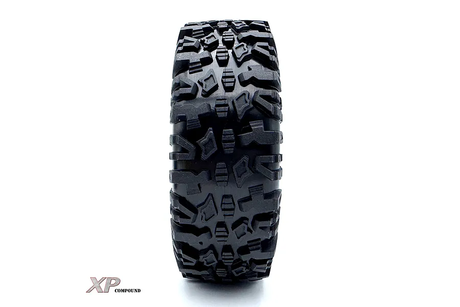Reefs RC 2.2&amp;quot; Crux XP Compound (Pink) Rock Crawler Tyres with Foam Inserts 2Pcs image 122720