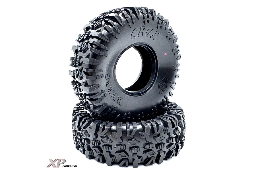 Reefs RC 2.2&amp;quot; Crux XP Compound (Pink) Rock Crawler Tyres with Foam Inserts 2Pcs image 122721