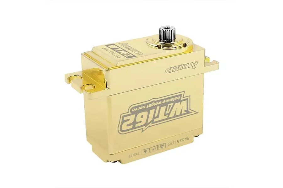 Power HD Brass WT162 Standard 70kg 8.4V Brushless Steel Geared Servo image 122731