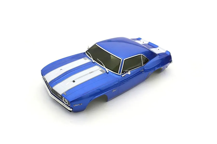 Kyosho 1/10 1969 Chevy Camaro Z/28 Unpainted Body Shell - Le Mans Blue image 122735