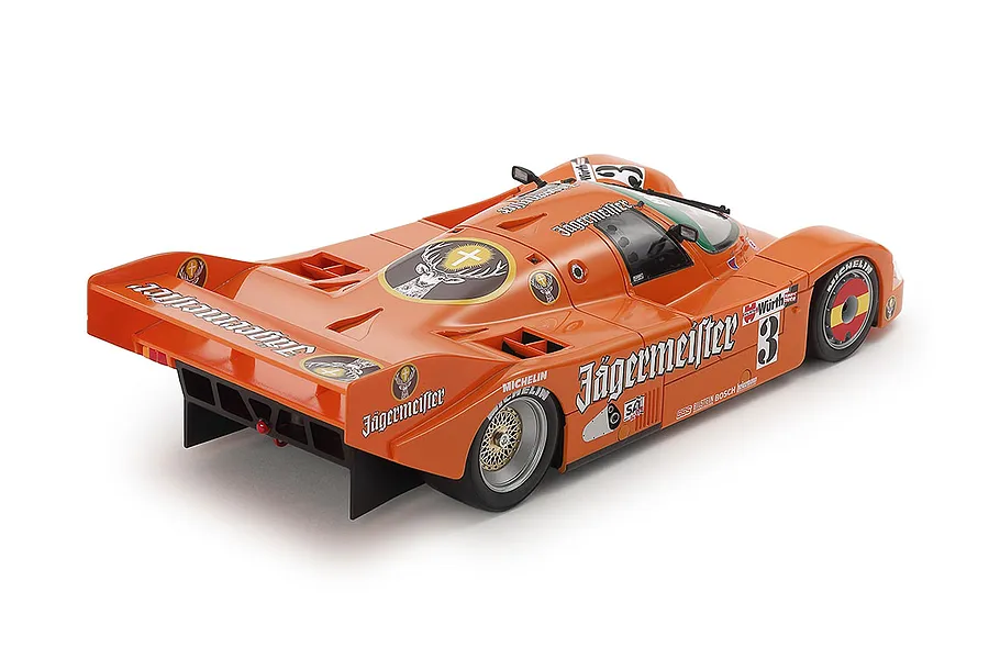 Tamiya 1/24 Porsche 962C Jagermeister Racing Car Scaled Plastic Model Kit image 122800