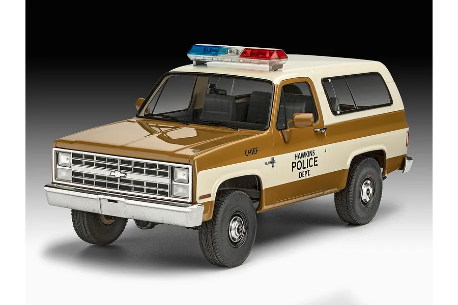 Revell 1/25 Hoppers 1985 Chevrolet K5 Blazer SUV Scaled Plastic Model Kit - Stranger Things image 122824