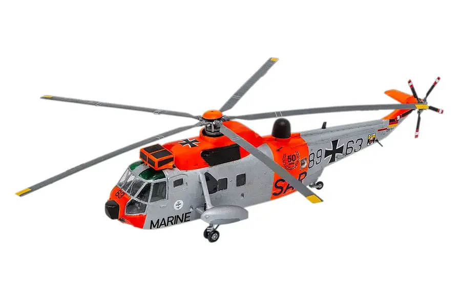 Revell 1/72 Westland Sea King Mk. 41 Helicopter Scaled Plastic Model Kit image 123179