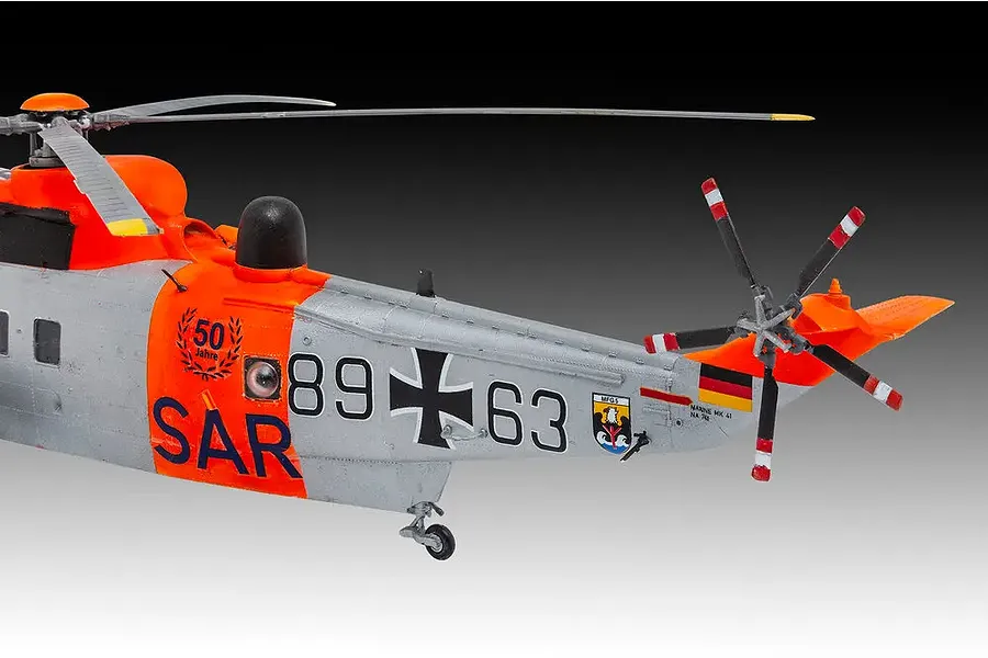 Revell 1/72 Westland Sea King Mk. 41 Helicopter Scaled Plastic Model Kit image 123181