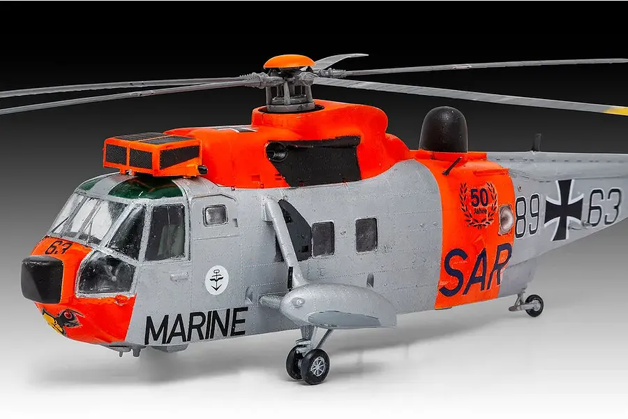 Revell 1/72 Westland Sea King Mk. 41 Helicopter Scaled Plastic Model Kit image 123183