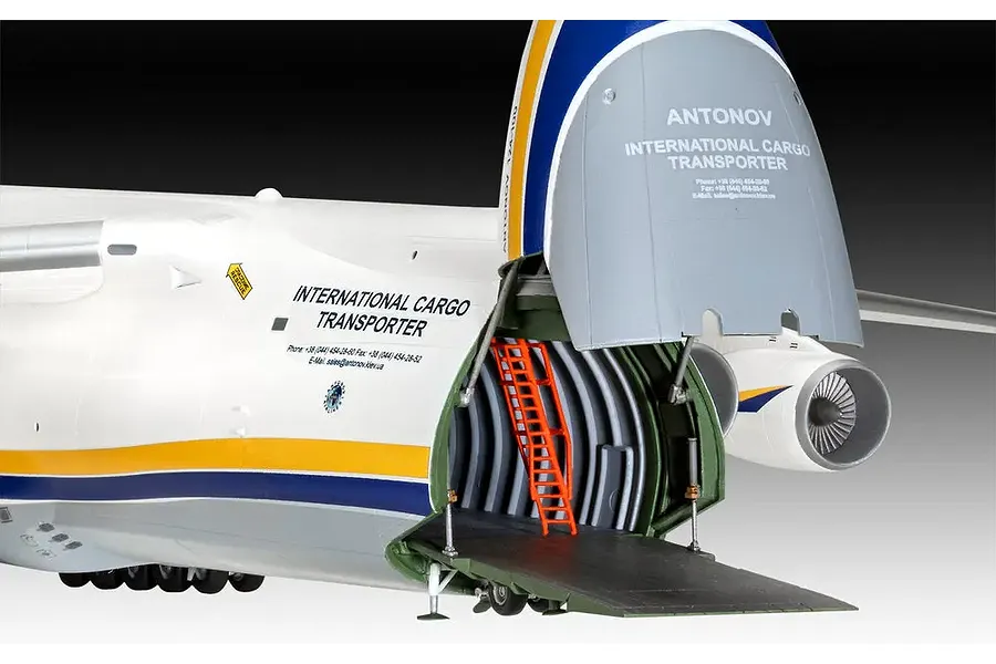 Revell 1/144 Antonov Ruslan An-124 Transport Jet Scaled Plastic Model Kit image 123194