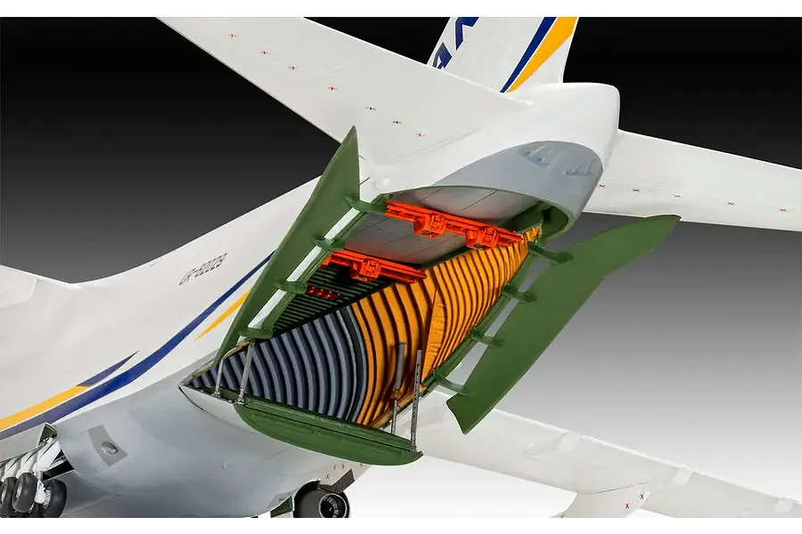 Revell 1/144 Antonov Ruslan An-124 Transport Jet Scaled Plastic Model Kit image 123195