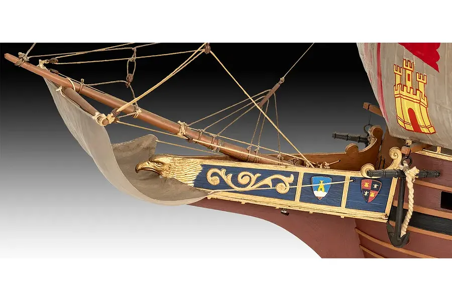 Revell 1/96 Spanish Galleon Scaled Plastic Model Kit image 123218