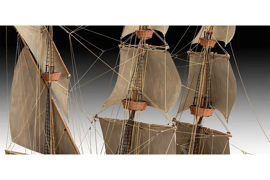 Revell 1/96 Spanish Galleon Scaled Plastic Model Kit image 123221