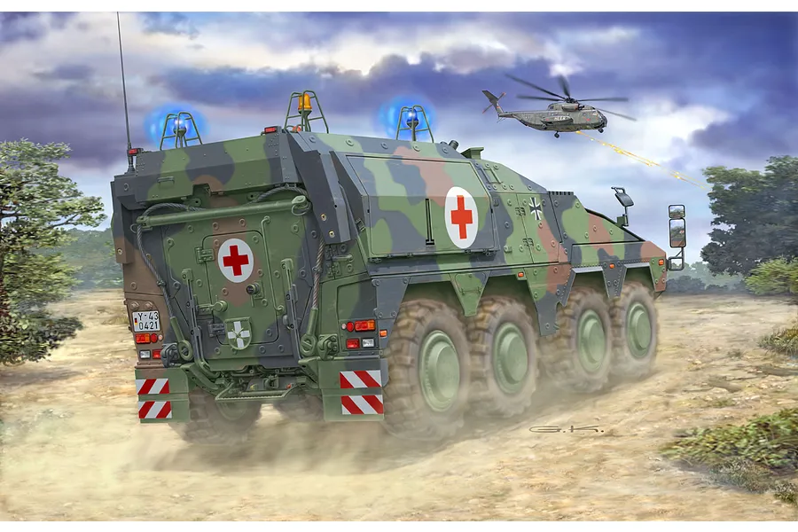 Revell 1/72 GTK Boxer sgSANKfz APC Scaled Plastic Model Starter Kit image 123259