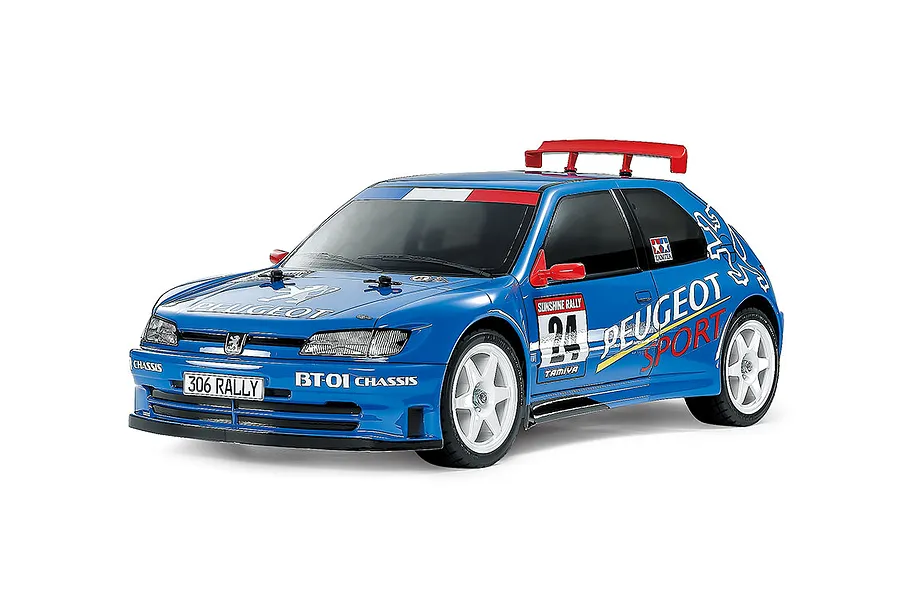 Tamiya BT-01 Peugeot 306 Maxi RC Car Electric 2WD 1/10 Scale Kit - Blue image 123301
