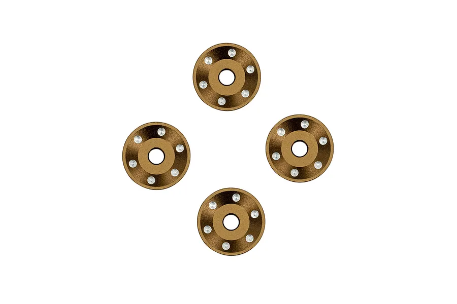 Traxxas Aluminium Pro Scale Wheel Washers 4Pcs - Bronze image 123456
