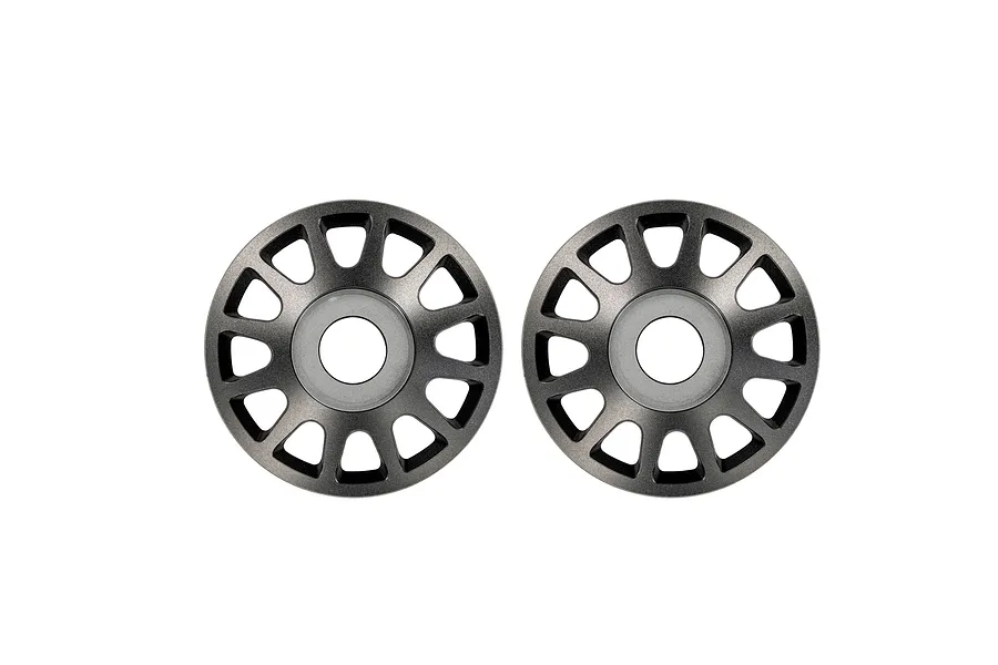 Traxxas Aluminium Pro Scale Wheel Centre Faces 2Pcs - Grey image 123459