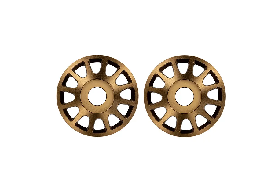 Traxxas Aluminium Pro Scale Wheel Centre Faces 2Pcs - Bronze image 123460