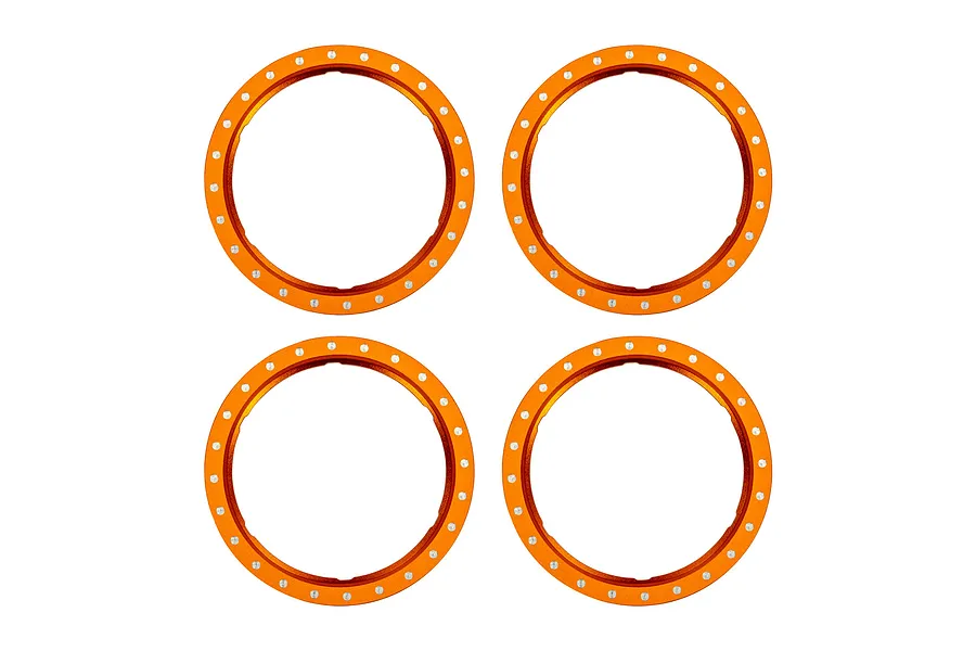 Traxxas Aluminium Pro Scale Beadlock Rings 4Pcs - Orange image 123464