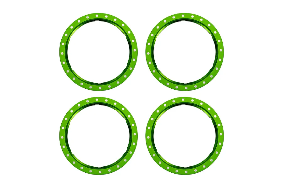 Traxxas Aluminium Pro Scale Beadlock Rings 4Pcs - Green image 123465