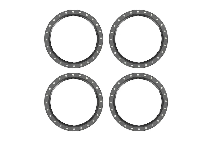 Traxxas Aluminium Pro Scale Beadlock Rings 4Pcs - Grey image 123466