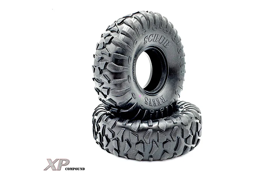 Reefs RC 1.9&amp;quot; Scrub XP Compound (Pink) Tyres with Foam Inserts 2Pcs image 123566