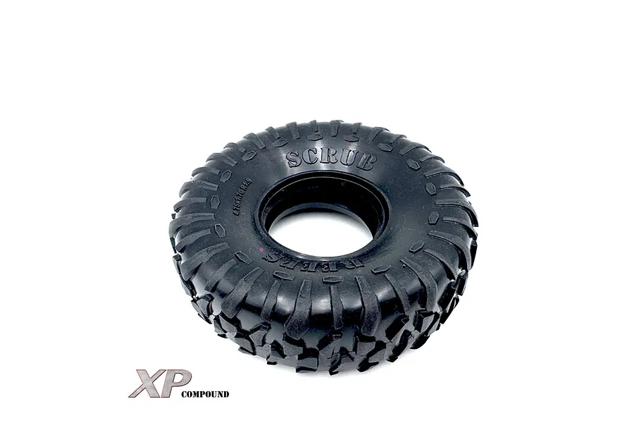 Reefs RC 1.9&amp;quot; Scrub XP Compound (Pink) Tyres with Foam Inserts 2Pcs image 123568
