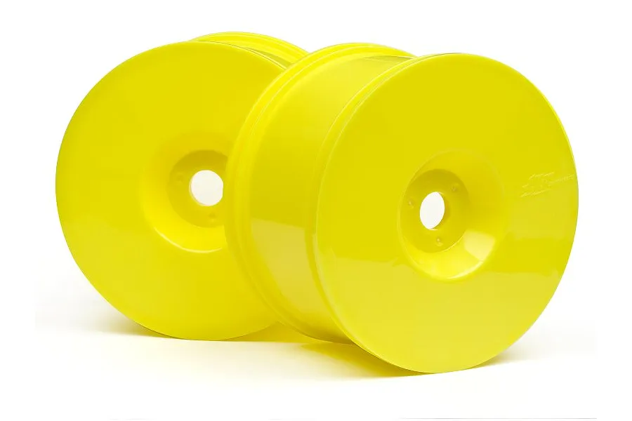 HB 3.8&amp;quot; Trophy Truggy Dished Yellow Rims 4Pcs image 12362